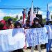 Buruh Gorontalo gelar unjuk rasa, desak permenaker No.2 Tahun 2022 dicabut, dan Mentri ketenagakerjaan dicopot dari jabatannya, Rabu (16/2/2022). Foto : istimewa