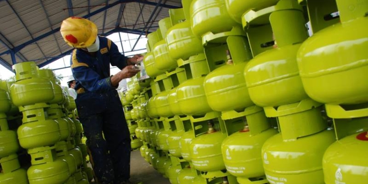 Ilustrasi distribusi LPG di Gorontalo