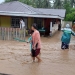 Luapan Sungai Tilamuta menyebabkan banjir di Desa Mohungo, Tilamuta, Boalemo, Jumat (18/2/2022) (istimewa)