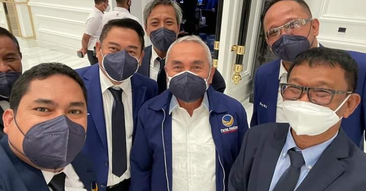 Sinyal Hamim Pou Maju Pilgub Gorontalo Pada Peresmian Menara Nasdem