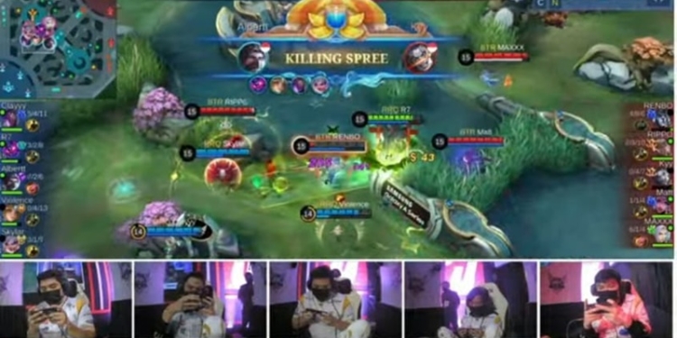 Haighlight laga antara RRQ Hoshi melawan BTR (muhajir/gopos)