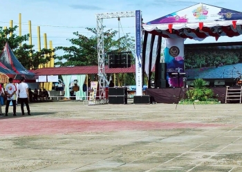 Suasana Festival Pesona Pohon Cinta, yang diselenggarakan pada Selasa (22/02/2022). (Yusuf/Gopos)