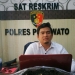 Kasat Reskrim Polres Pohuwato, AKP Cecep Ibnu Ahmadi saat ditemui di ruang kerjanya, untuk dimintai keterangan lebih lanjut mengenai penemuan mayat ASN di Pohuwato, Senin (07/02/2022). (Yusuf/Gopos).