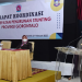 Wagub Gorontalo H. Idris Rahim memberikan sambutan pada Rapat Koordinasi Percepatan Penurunan Stunting di Hotel Damhil, Kota Gorontalo, Senin (21/2/2022). (Foto: Haris)