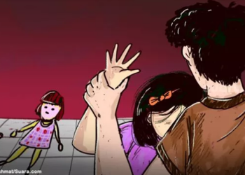 Ilustrasi pencabulan terhadap anak oleh orang terdekat di lingkungan. (Suara.com/Rochmat)