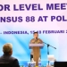 Kapolri Jenderal Listyo Sigit memberikan pengarahan di acara Senior Level Meeting Detasemen Khusus (Densus) 88 Antiteror Polri di Bali. (Foto: Humas Polri)