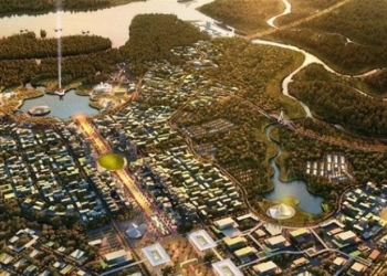 Konsep desain IKN baru di Kaltim, menerapkan filosofi Pancasila. [Dok. Kementerian PUPR]