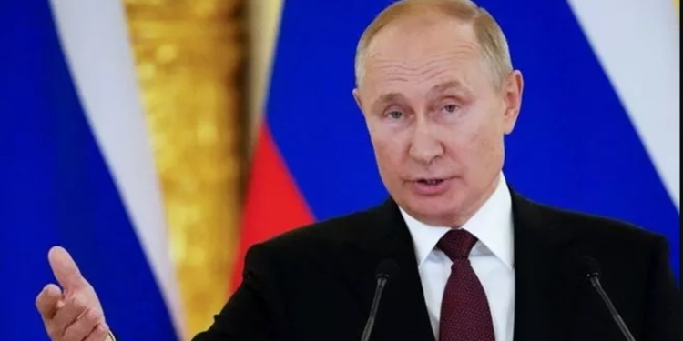 Presiden Rusia Vladimir Putin. (Alexander Zemlianichenko/Pool via REUTERS)