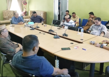 Rapat Badan Musyawarah (Banmus) DPRD Kabupaten Bone Bolango, Selasa (16/2/2022). (Foto: Istimewa)