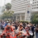 Foto: Parade Pebalap MotoGP melewati kawasan Bundaran HI (Suara.com)