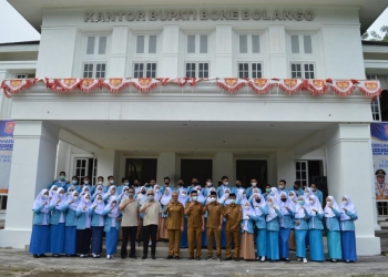 1.226 Mahasiswa IAIN Gorontalo-Poltekkes Gorontalo Gelar KKS dan PKLT di Bone Bolango