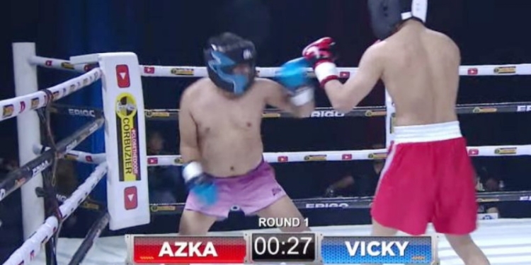 Duel Azka Corbuzier dan Vicky Prasetyo. (Foto: suara.com)