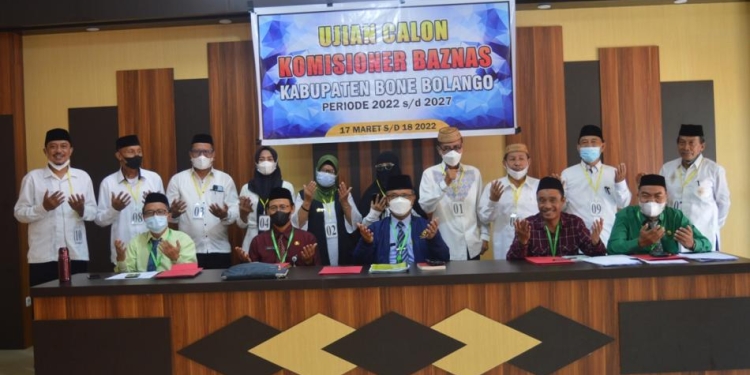 Calon Komisioner Baznas Bone Bolango Mulai Jalani Tes Tertulis dan Wawancara