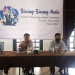Kepala Perwakilan Bank Indonesia Provinsi Gorontalo, Ronny Widijarto Purubaskoro (tengah) menyampaikan perkembangan perekonomian Gorontalo di awal 2022. (gopos.id)