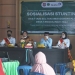 SOSIALISASI STUNTING - Kegiatan sosialisasi stunting oleh Mahasiswa KKS-T IAIN Sultan Amai Gorontalo, Desa Tanggilingo, Kecamatan Kabila, Kabupaten Bone Bolango, Jumat (4/3/2022). (Foto: Putra/Gopos)