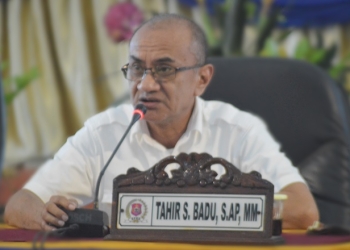 Ketua Komisi III, DPRD Kabupaten Bone Bolango, Tahir Badu. (Foto: Putra/Gopos)