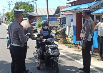 Operasi keselamatan otanaha 2022 yang digelar oleh Polres Pohuwato, Rabu (2/3/2022) (istimewa)