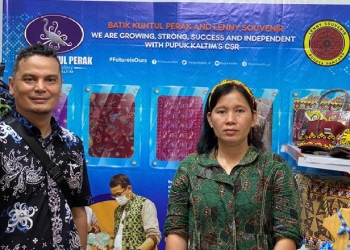 Pupuk Kaltim Fasilitasi Pameran Produk UMKM Binaan di Ajang MotoGP Mandalika. (Foto: Istimewa)
