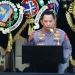 Kapolri Jenderal Listyo Sigit Prabowo membuka rapat kerja teknis (rakernis) gabungan beberapa satuan kerja (satker) di Rupatama Polri, Jakarta Selatan, Selasa (22/3/2022). (foto: humas polri)