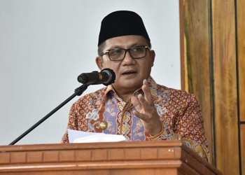 Wali Kota Gorontalo, Marten Taha, meluncurkan pelayanan kelurahan berbasis digital dalam rangka memudahkan pelayanan bagi masyarakat, Jumat (18/3/2022).