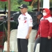 Bupati Pohuwato, Saipul Mbuinga, bersama Wakil Bupati Pohuwato, Suharsi Igirisa, memberikan sambutan dalam kegiatan Gebyar SMS di Kecamatan Popayato Barat, Kamis (24/03/2022).(Yusuf/gopos)
