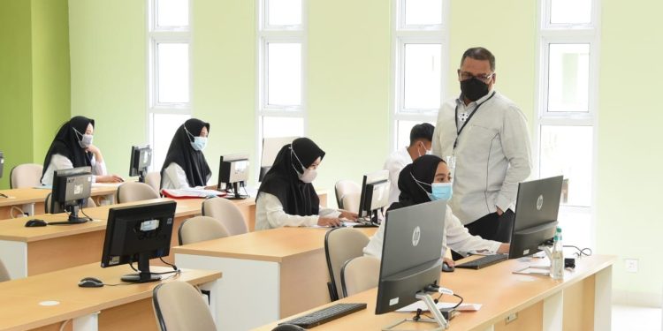 Ilustrasi pelaksanaan UTBK