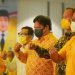 Ketua Umum DPP Partai Golkar Airlangga Hartarto menargetkan partai beringin bisa menang mutlak di Indonesia timur.