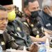 Ketua DPRD Provinsi Gorontalo, Paris RA Jusuf menghadiri rapat Forkopimda Provinsi Gorontalo, Senin (14/3/2022) (foto: hms/deprov)