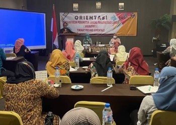 Pelaksanaan orientasi pendampingan perawatan jangka panjang bagi lansia dan sosialisasi 7 dimensi lansia tangguh. foto istimewa