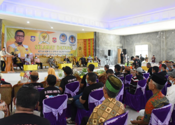 Kunjungan kerja Ketua Komisi II DPR RI H. Ahmad Doli Kurnia Tandjung ke calon Daerah Otonom Baru (DOB) Bone Pesisir, Selasa (29/3/2022). (Foto: Salman)