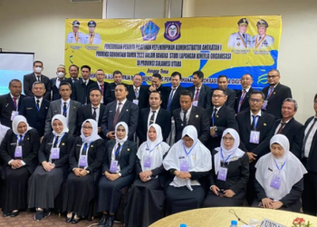 Peserta Pelatihan Kepemimpinan Administrator (PKA) Pemprov Gorontalo Angkatan I. (Foto istimewa)