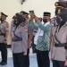 Empat Perwira Polres Gorontalo Kota, saat dilantik untuk jabatan baru, Senin (28/3/2022). (Foto: Humas Polres Kota)