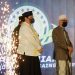 Airlangga Hartarto yang hadir mewakili Presiden dalam Hari Lahir Nadhlatul Ulama (NU) ke 99 tahun yang digelar pada hari Jumat (4/03) di Jakabaring Sport Center Palembang. (dok www.ekon.go.id)
