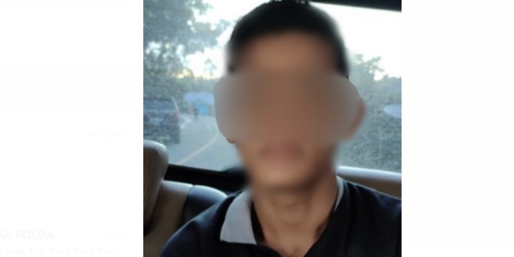 Polda Gorontalo melalui Team Resmob Otanaha terus berhasil mengamankan AY (19) pelaku kriminal Asal Kabupaten Gorontalo yang melakukan pencurian motor. (Humas Polda Gorontalo)
