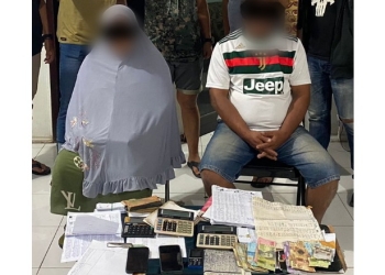 Kepolisian berhasil melakukan penangkapan terhadap 2 pelaku permainan judi Toto Gelap (Togel) saat bulan Ramadhan, Kamis (21/4/2022). (Foto: Istimewa)