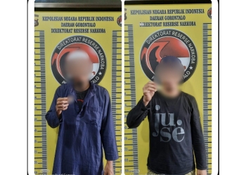 Polda Gorontalo melalui Tim Opsnal Ditnarkoba berhasil membekuk dua pelaku yang membawa narkotika jenis sabu Jelang Lebaran Idul Fitri 1443 H.