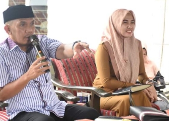 Foto : Anggota DPRD Kota Gorontalo, Darmawan Duming ketika bertatap muka dengan masyarakat dalam kegiatan reses masa sidang ke II tahun 2022.