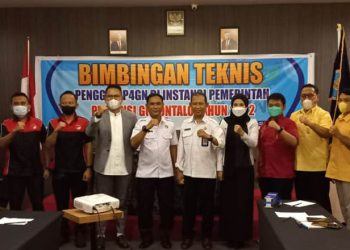 Pelaksanaan bimbingan teknis penggiat P4GN di Instansi Pemerintah oleh BNNP Gorontalo sebagai salah satu langkah pendekatan berbasis masyarakat dalam pemberantasan narkoba.