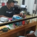LC (kanan) menjalani pemeriksaan penyidik Polres Gorontalo Kota terkait dugaan begal payudara dan jambret. (istimewa)