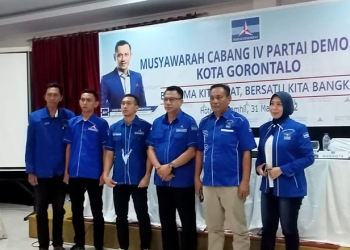 Erman Latjengke kembali memimpin DPC Demokrat Kota Gorontalo. Sejalan hal itu, Erman Latjengke menargetkan perolehan kursi Demokrat di DPRD Kota Gorontalo bertambah.(istimewa)