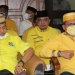 Ketua Dewan Perwakilan Rakyat Daerah (DPRD) Provinsi Gorontalo, Paris Jusuf (Kiri), Ketua DPD II Golkar Kabupaten Gorontalo, Hendra Hemeto (Tengah) Ketua DPD II Partai Golkar Kota Gorontalo, Marten Taha. (Foto: Istimewa).