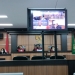 Husain Karim alias Joni saat menghadiri pembacaan putusan sidang perkara perjanjian Fidusia di Pengadilan Negeri Kota Gorontalo, Selasa (26/4/2022). (Foto: Putra/Gopos)