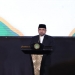 Menteri Agama Yaqut Cholil Qoumas memberikan sambutan dalam Peringatan Nuzulul Qur'an Tingkat Kenegaraan, di Jakarta, Selasa (19/4/2022). (Dok. Kemenag)