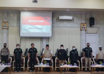 Ketua DPRD Kota Gorontalo, Hardi Sidiki, ketika menghadiri pelantikan pengurus Persatuan  Tinju Amatir (PERTINA) Kota Gorontalo, masa bakti 2022 - 2025. (Foto Humas)