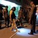 Pengukuran lapak pelaksanaan pasar senggol, Kamis (22/4/2022). Foto : Sari/gopos