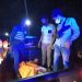 Polsek Marisa Melakukan Proses Evakuasi Terhadap Korban Penikaman Mustapa Sapii, Rabu 27/04/2022 (Istimewa)