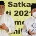 Imam Besar Masjid Istiqlal Jakarta Prof Nasaruddin Umar bersama Ketua Umum DPP Partai Golkar Airlangga Hartarto.
