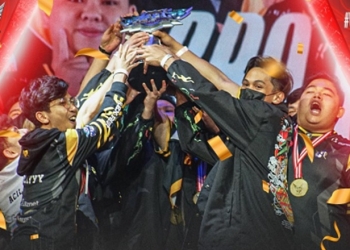 Team RRQ Hoshi berhasil menyabet juara MPL Season 9 setelah mengalahkan Onic Esport dengan skor menyakinkan 4-1 (foto: ig @MPL Indonesia)