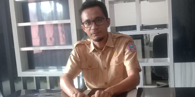 Kepala Bidang Anggaran BKD Pohuwato, Syamsu Rizal Noer, Selasa 12/04/2022 (Istimewa)