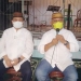 Gubernur Gorontalo, Rusli Habibie bersama Wakilnya Idris Rahim menggelar konferensi pers, Minggu (24/4/2022) (muhajir/gopos)